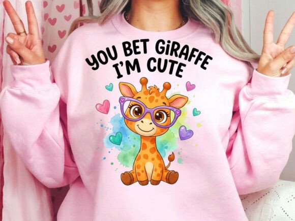 Download Cute Giraffe Kids Sublimation Tshirt Png - Sublimation tshirt Collection