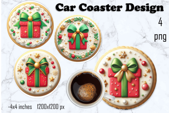 Download Christmas Car Coasters - Premium Resources
