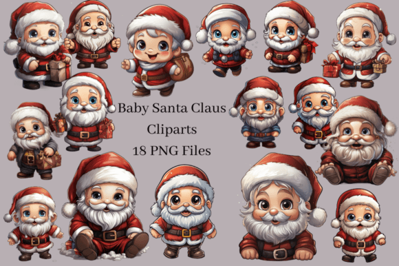 Download Baby Santa Clause, Cute Christmas Bundle - Christmas bundle Collection