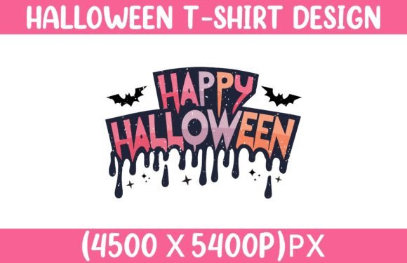Download Happy Halloween Retro Sublimation Tshirt - Sublimation tshirt Collection