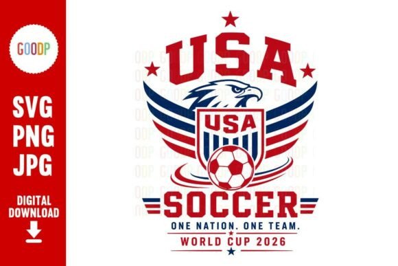 Download USA Soccer Eagle Football Crest SVG - Soccer Collection