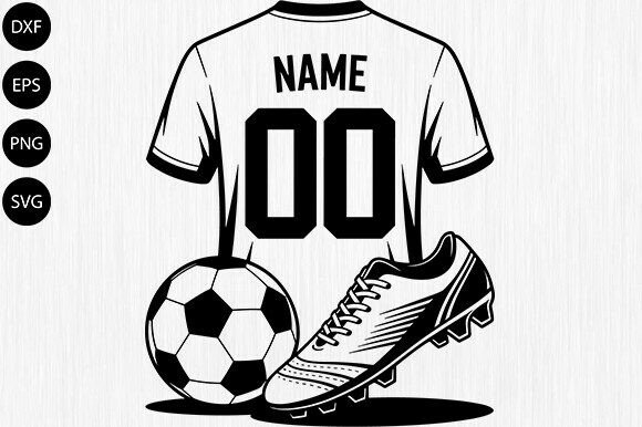 Download Soccer Name Sign SVG,Sports Laser Cut SV - Soccer Collection