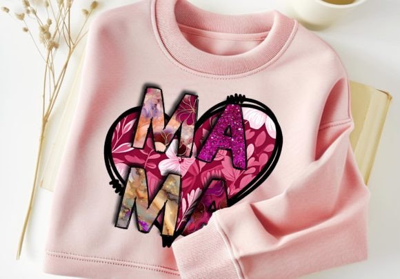 Download Mama PNG Heart Sublimation Tshirt Design - Sublimation tshirt Collection