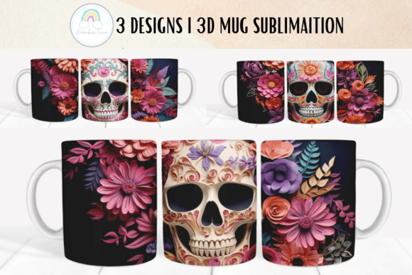 Download Day of the Dead 3D Mug Sublimation - 3d mug sublimation Collection