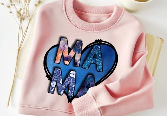 Download Heart Mama PNG Sublimation Tshirt Design - Sublimation tshirt Collection