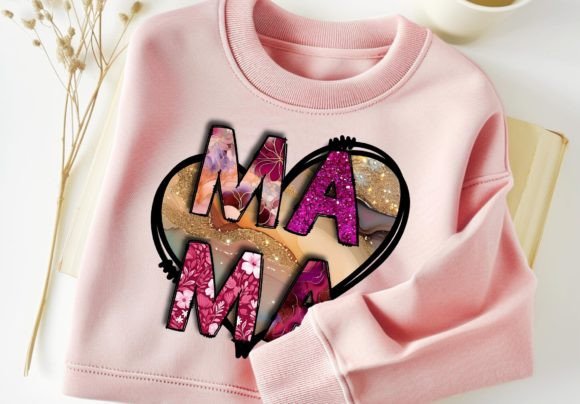 Download Mama PNG Heart Sublimation Tshirt Design - Sublimation tshirt Collection